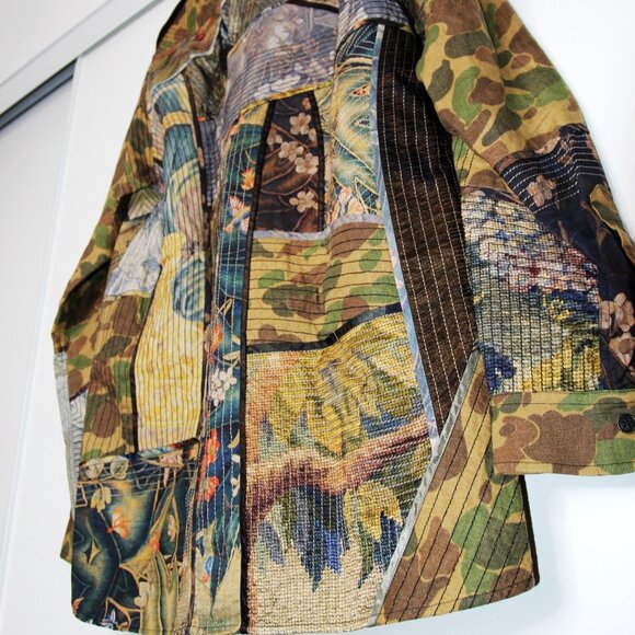 SS17 DRIES VAN NOTEN PATCHWORK SHIRT JACKET 48 - Picture 7 of 16